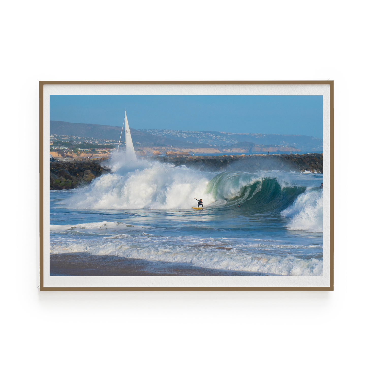 Wedge Surf Art Print