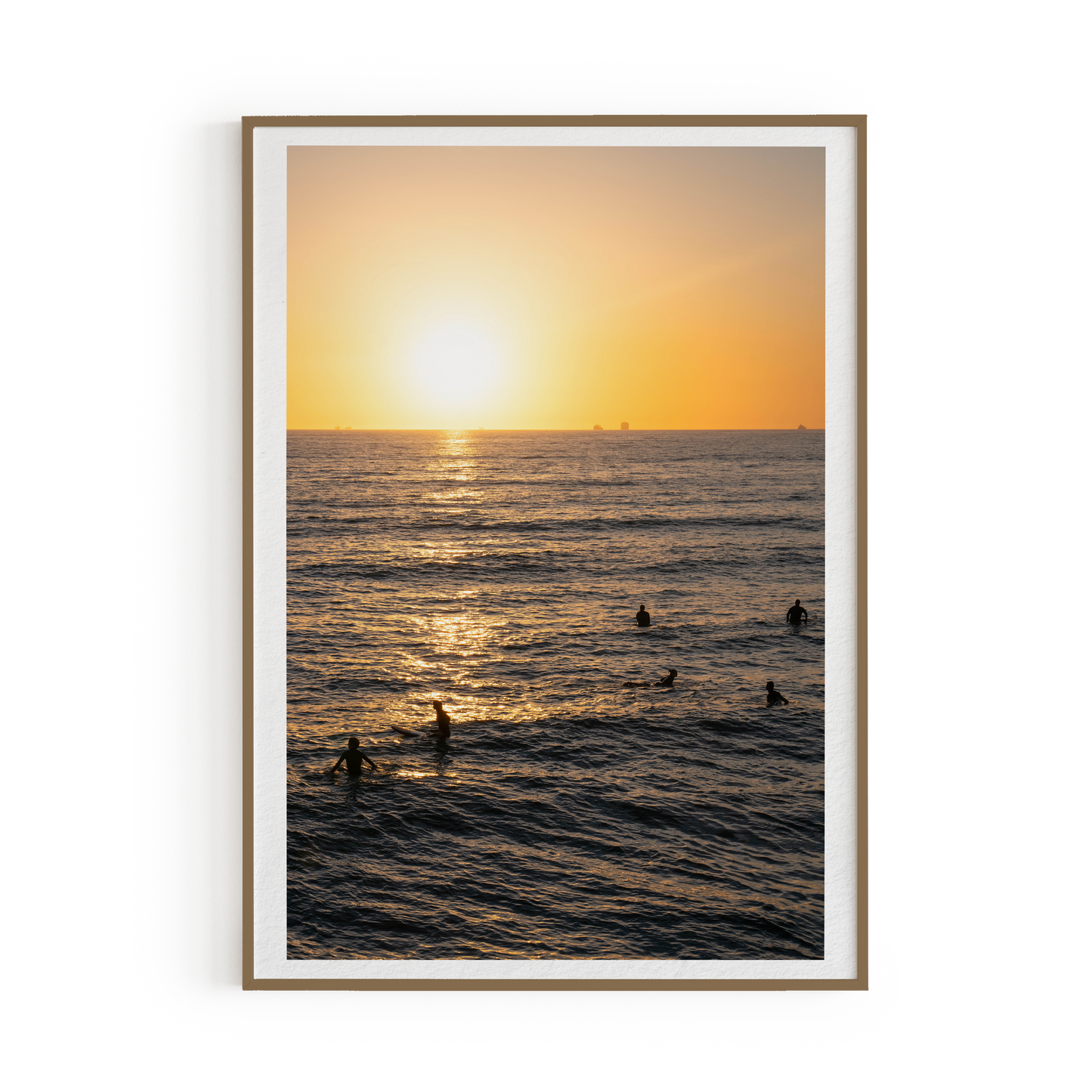 Yellow Sunset Art Print