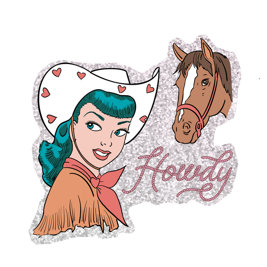 Howdy Sticker