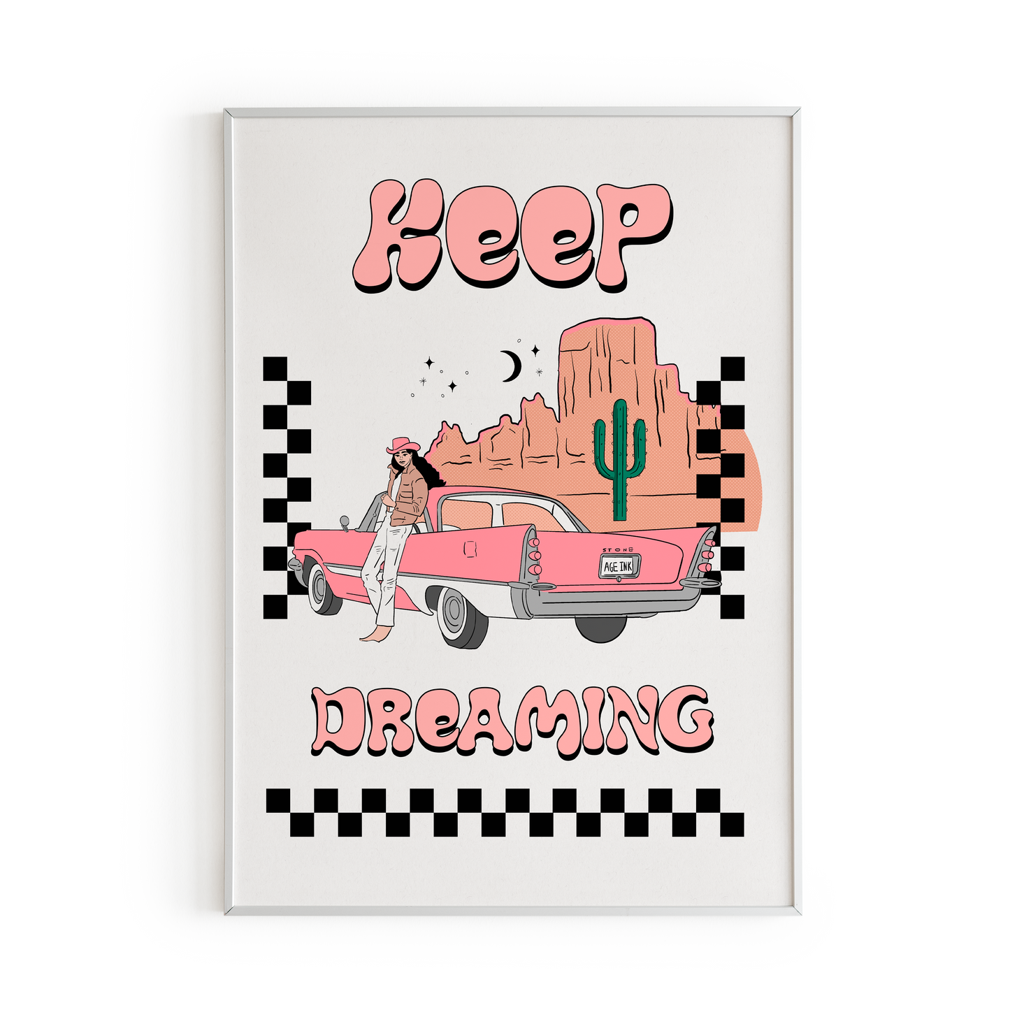 Keep Dreaming Art Print