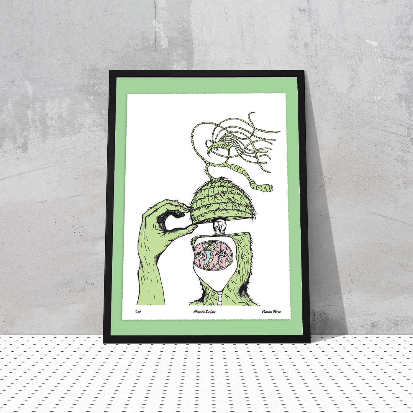 Above the Surface Art Print