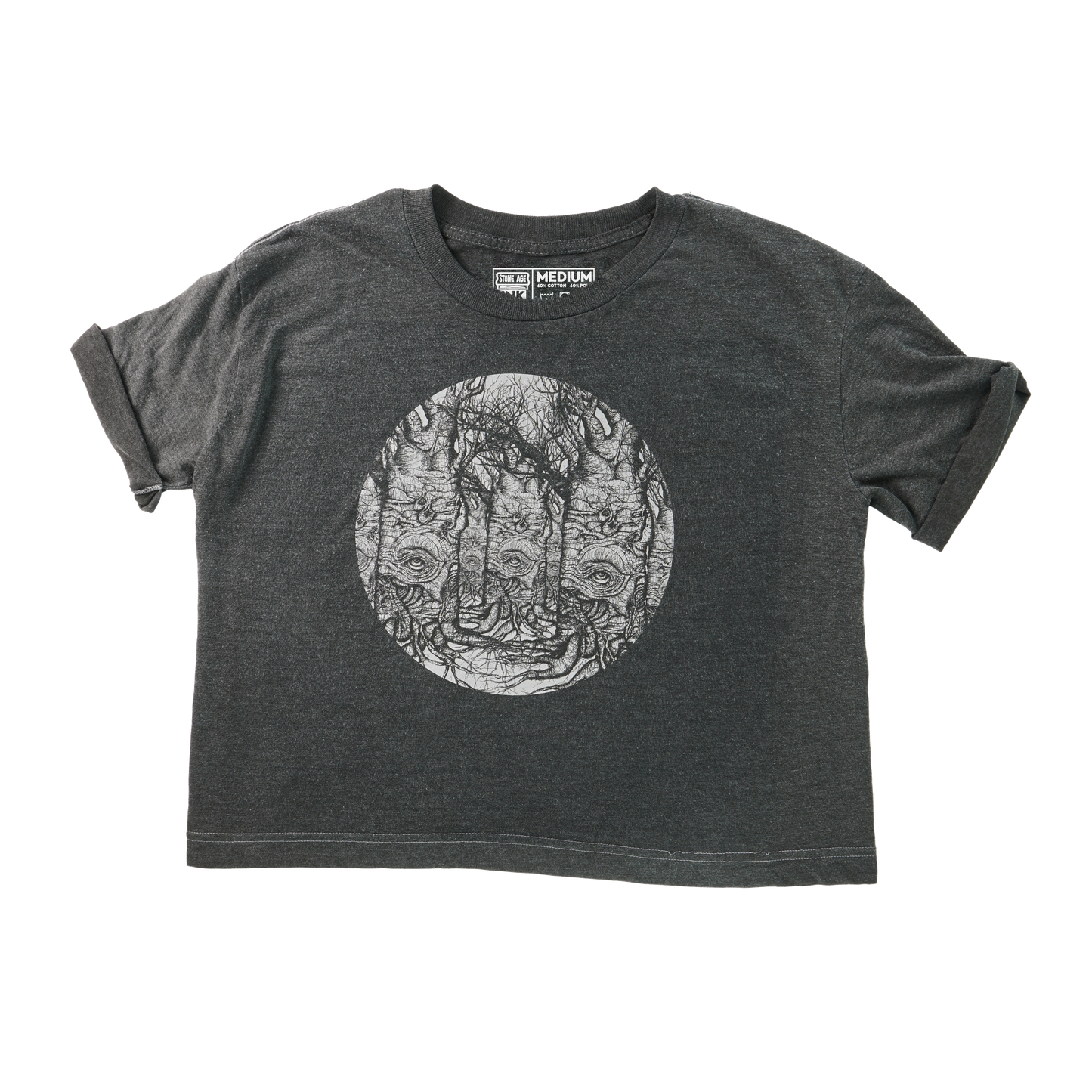Into the Dark - Retro Crop Top