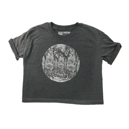 Into the Dark - Retro Crop Top