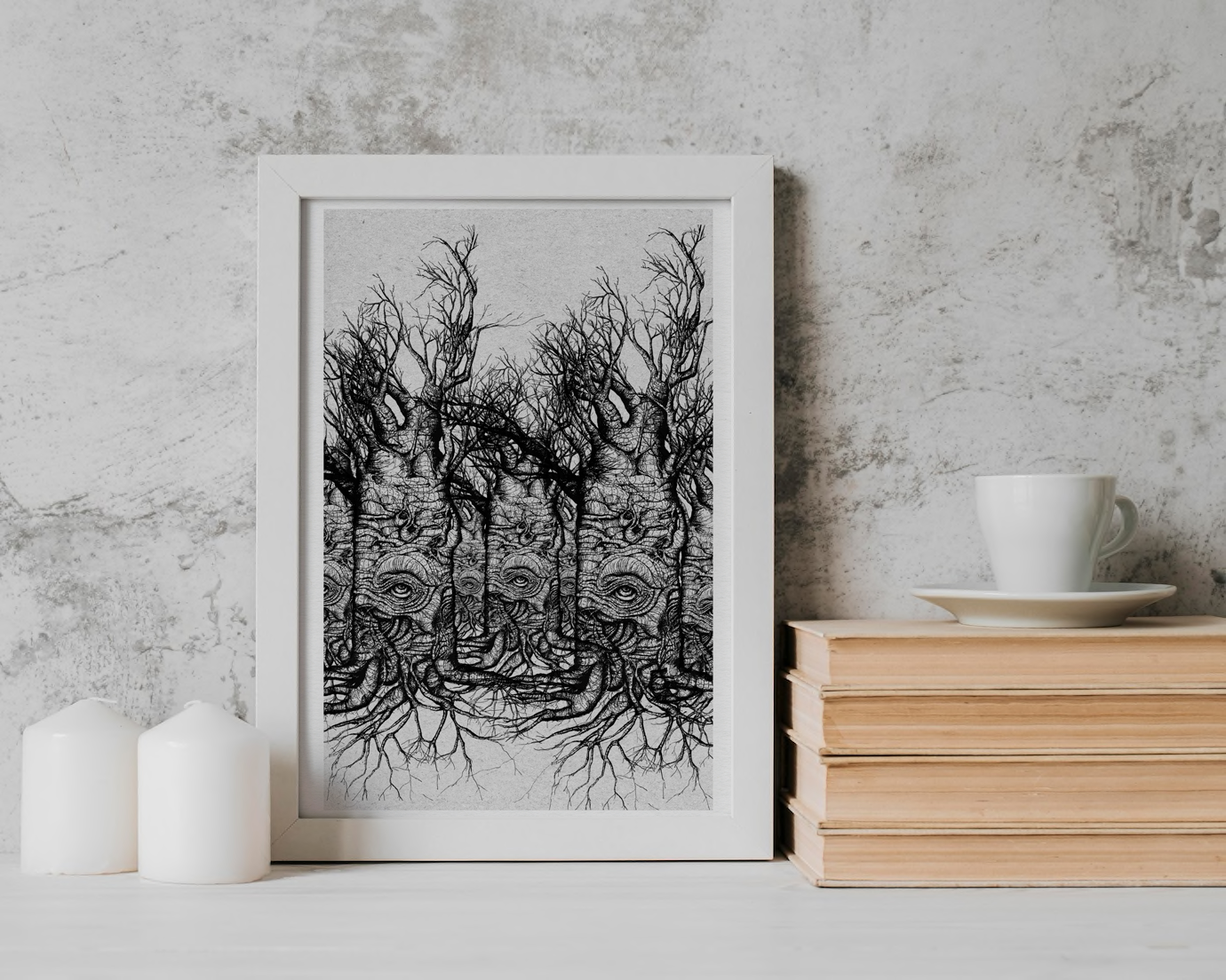 Into the Dark Art Print