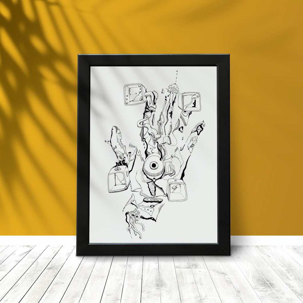Hand Art Print