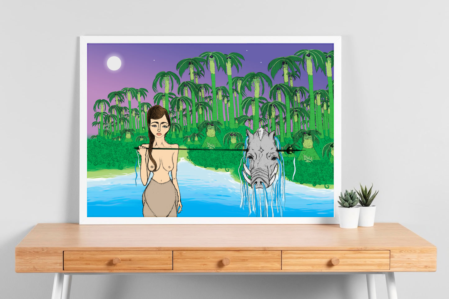 The Island Art Print