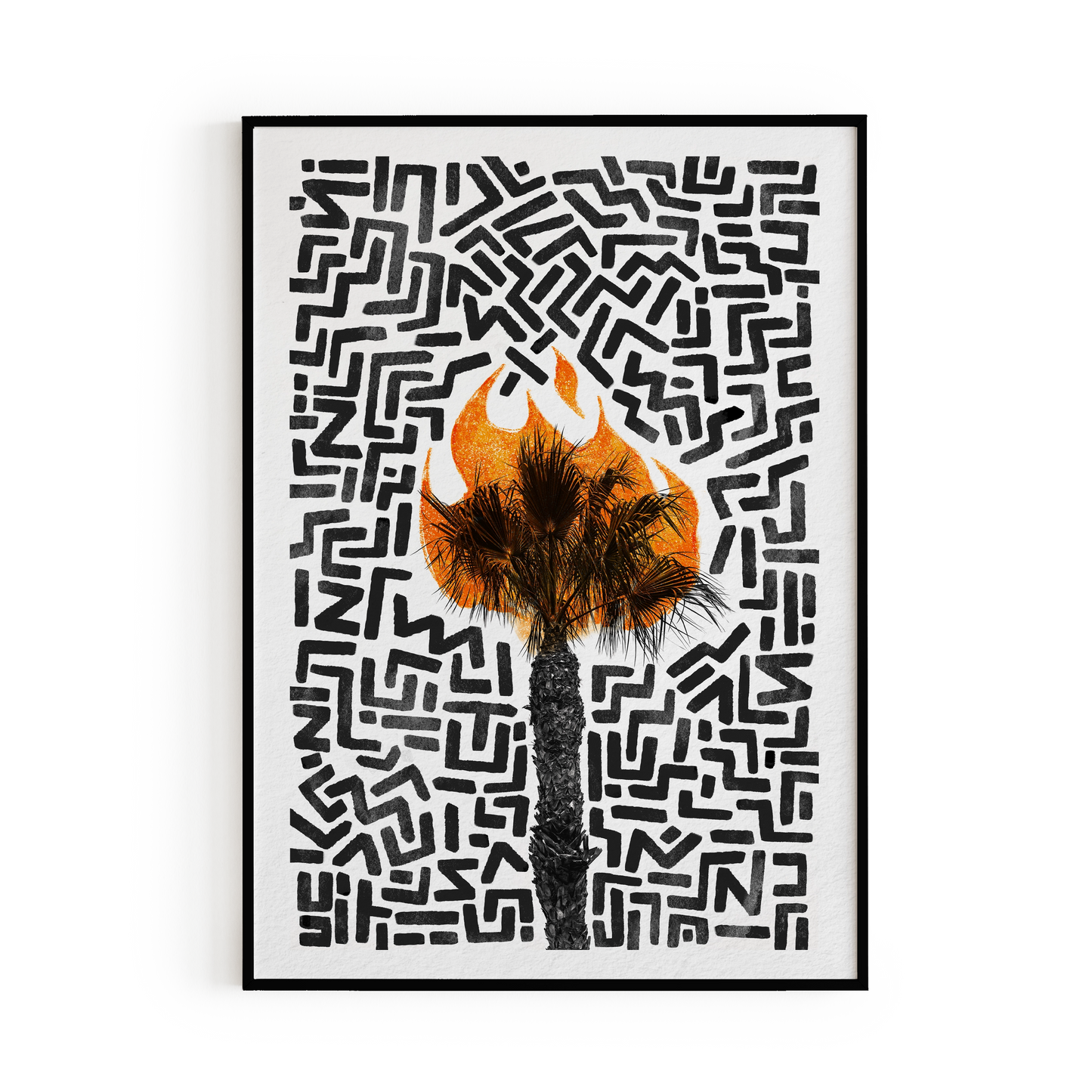 Canyon On Fire Art Print