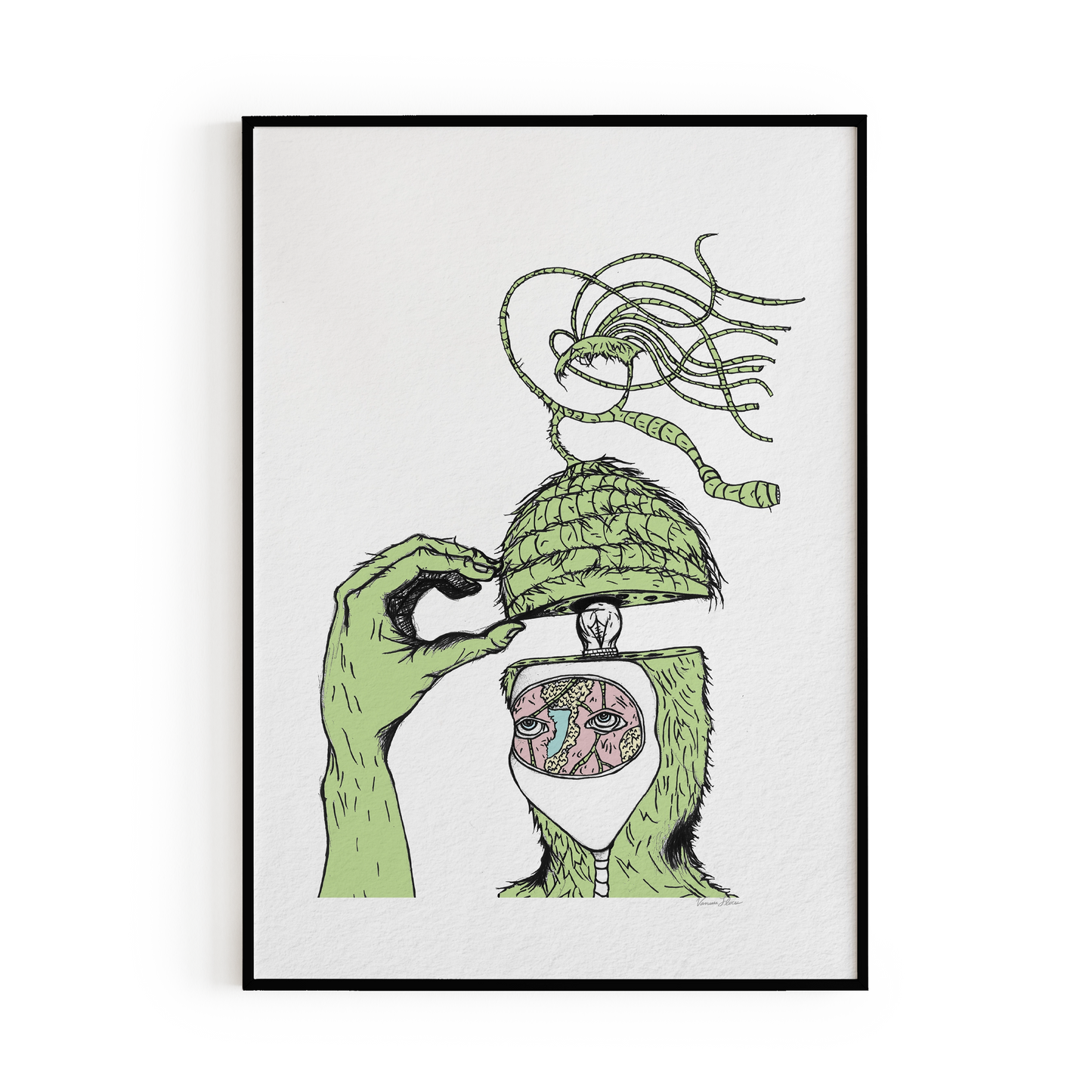 Above the Surface Art Print