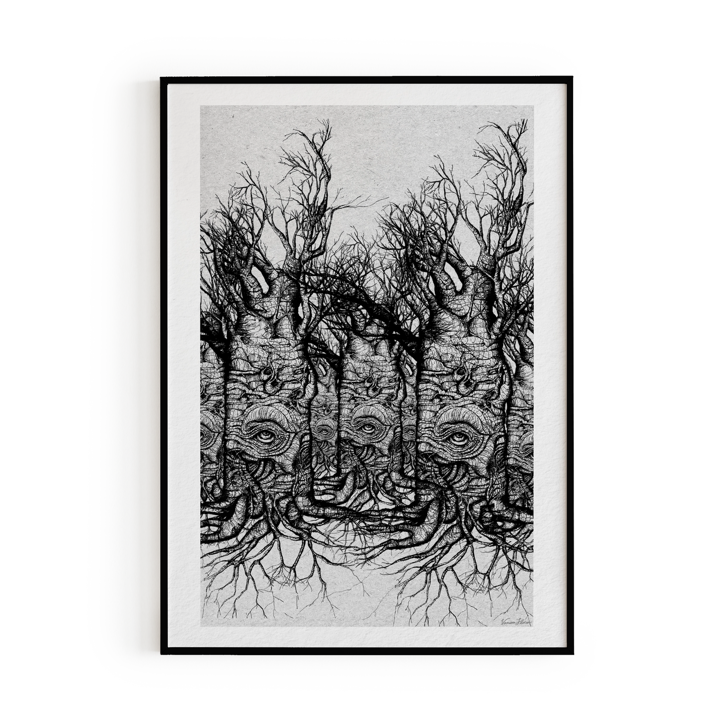 Into the Dark Art Print