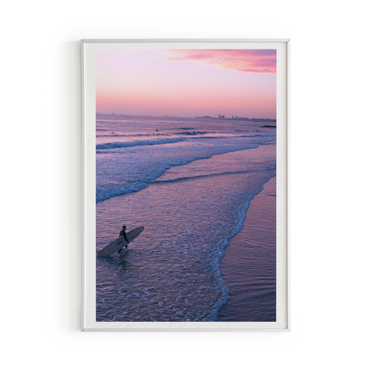 HB Horizon Sunset Art Print