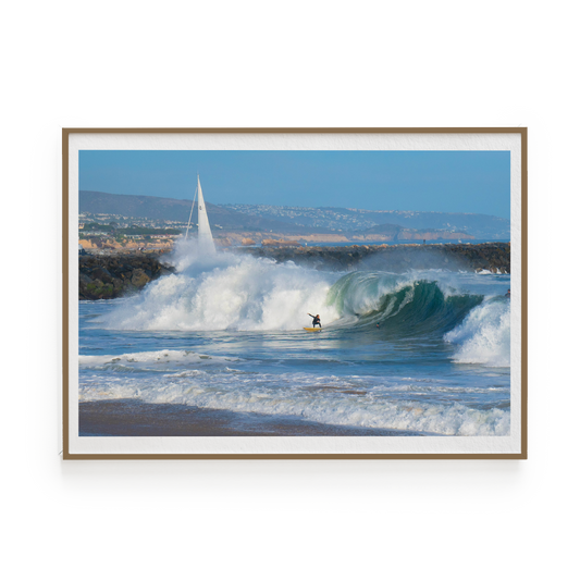 Wedge Surf Art Print