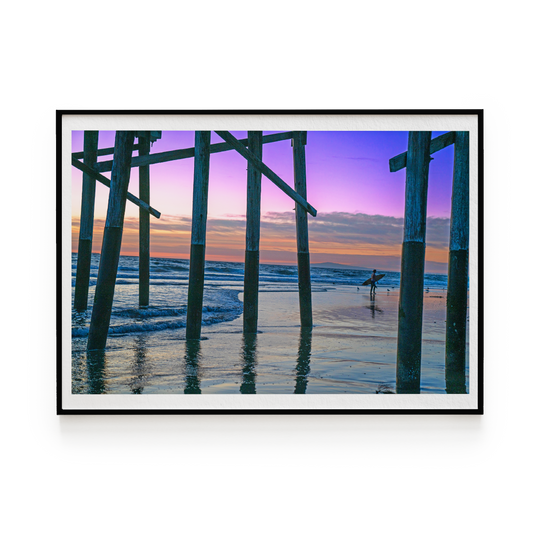 Newport Purple Sunset Art Print