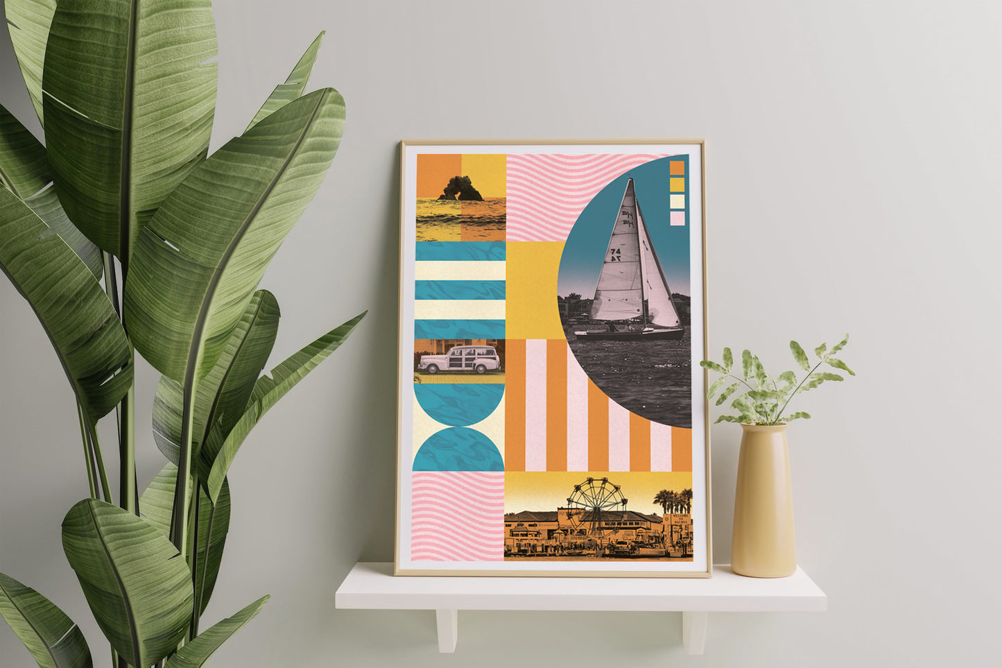 California Here We Come Art Print